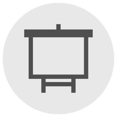 karatahta simgesi, karatahta, vektör illüstrasyonu 