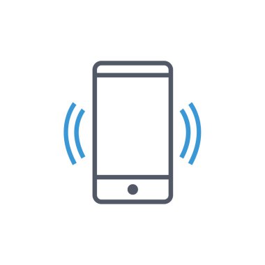 akıllı telefon simgesi basit vektör illüstrasyonu