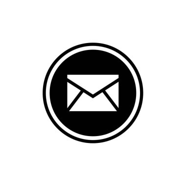 e- posta web simgesi, basit illüstrasyon