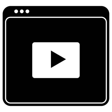 Web sitesi ve uygulama tasarımı için tarayıcı vektör simgesi 