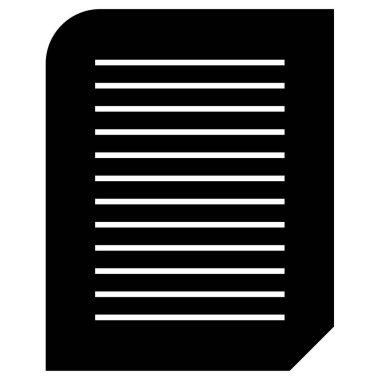 iş raporu simgesi basit illüstrasyon