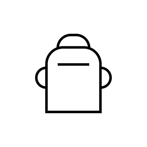 stock vector  backpack icon, vector illustration