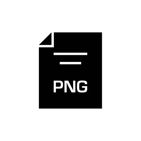 Піктограма Файла Png Векторна Ілюстрація Простого Дизайну — стоковий вектор