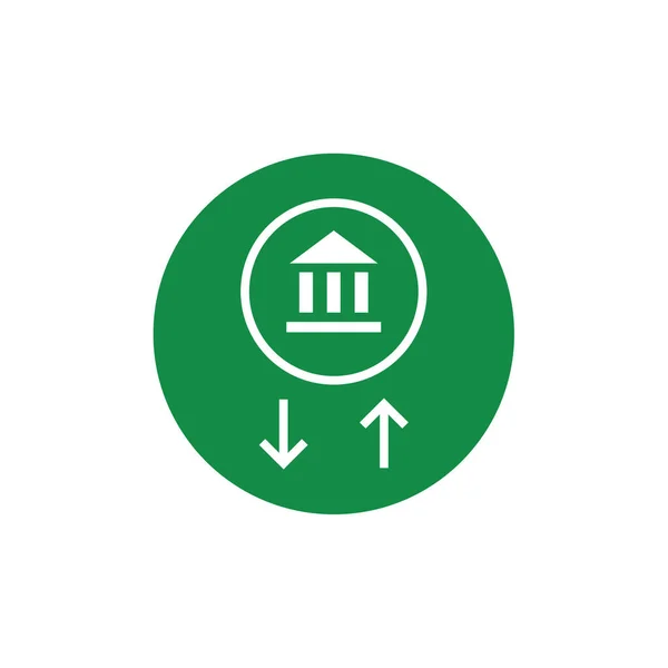 Vektorová Ilustrace Ikony Podnikového Financování — Stockový vektor