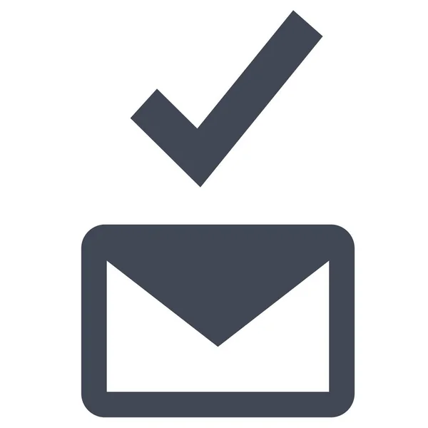 Ícone Web Mail Ilustração Simples — Vetor de Stock