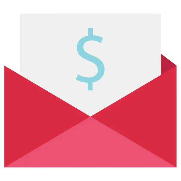Email Web Icon Semplice Illustrazione — Vettoriale Stock