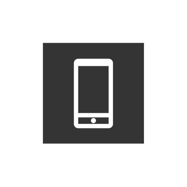 Smartfon Ikona Prosty Wektor Ilustracja — Wektor stockowy