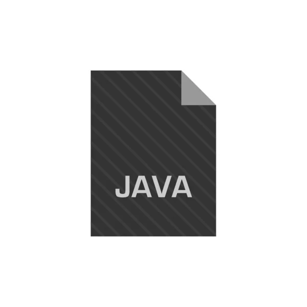 Java Icono Del Archivo Vector Ilustración Diseño Simple — Archivo Imágenes Vectoriales
