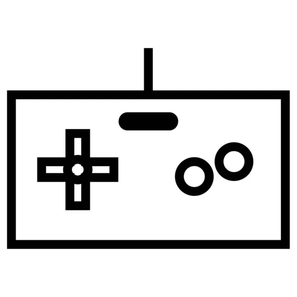 Video Gaming Icono Vector Ilustración — Vector de stock