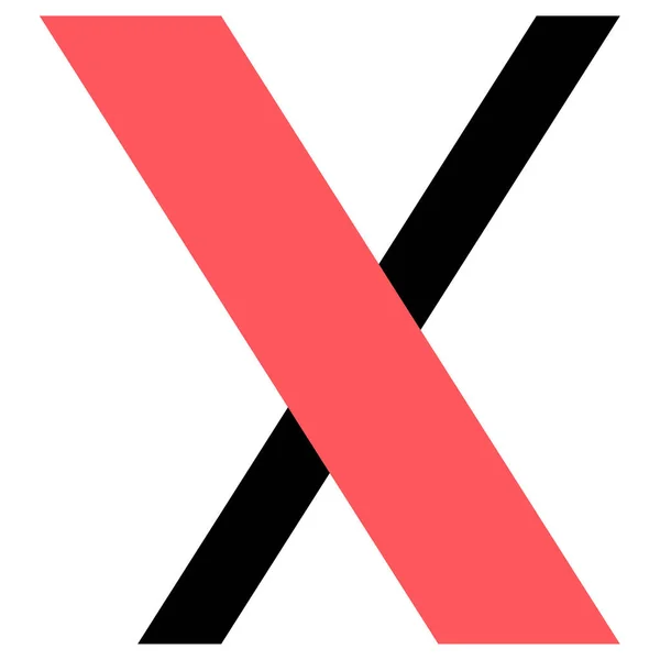 Stop Creative Design Cross Symbole Vecteur Icône Pour Conception Web — Image vectorielle