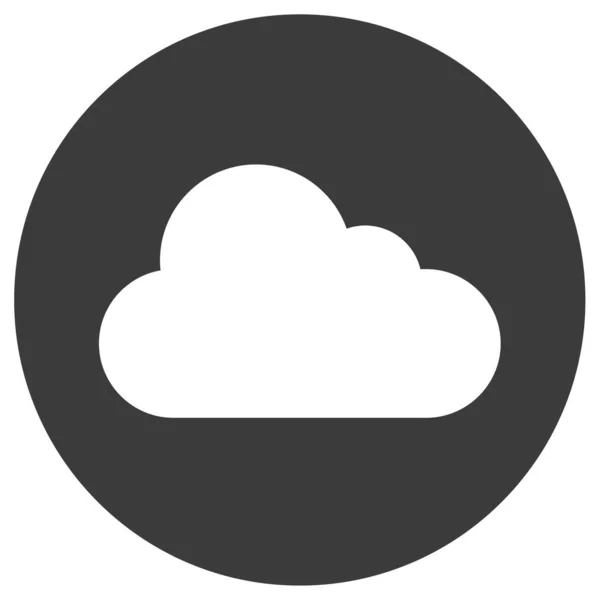 Nuvem Ícone Web Ilustração Simples — Vetor de Stock