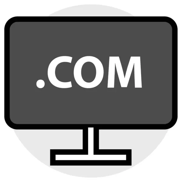 Icono Web Del Navegador Ilustración Vectorial Simple — Vector de stock