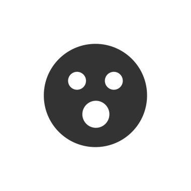 emoji, yüz ifadesi sembolü, simge simgesi, vektör illüstrasyonu