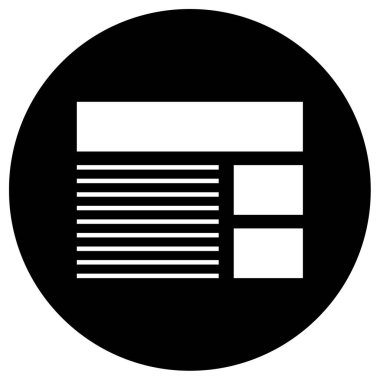 Kablolar modern simge, vektör illüstrasyonu