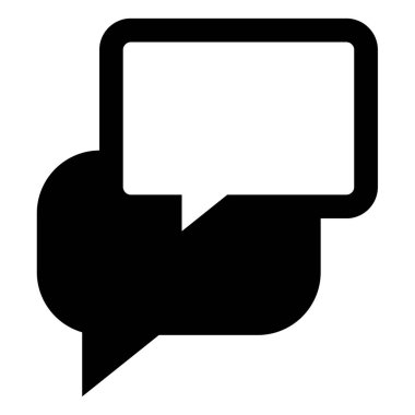 metin iletisi vektör illüstrasyonu  