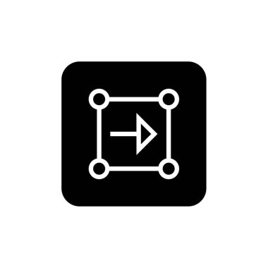 Şaşırmış şekilli yaratıcı soyut tasarım, vektör illüstrasyonu