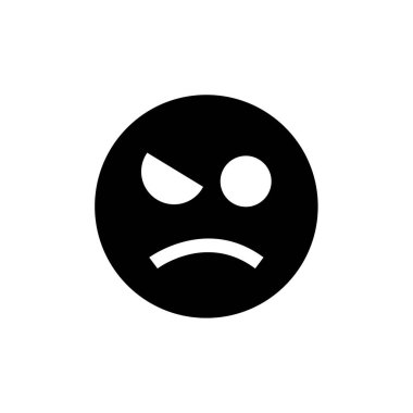 yüz simgesi, vektör illüstrasyonu 