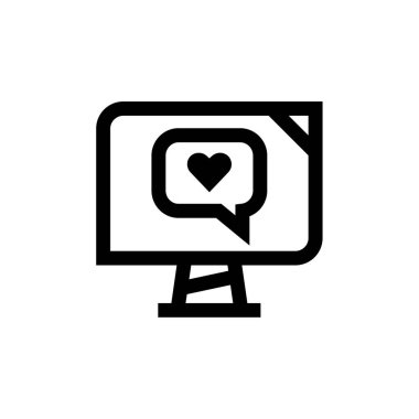 Metin Mesajlaşma simgesi vektör illüstrasyonu