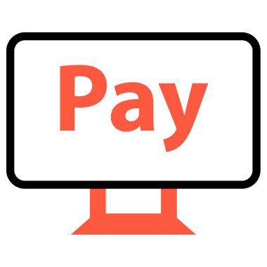 pay isolated on white background 