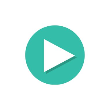 Sağ ok simgesi basit vektör illüstrasyonu