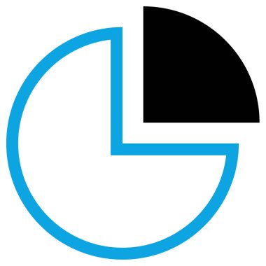 Pasta grafik vektör simgesi. biçim çift renkli düz sembol, yoğun kırmızı ve siyah renkler, yuvarlak açılar,