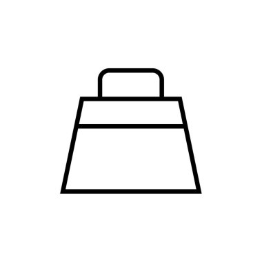 Alışveriş torbaları simge vektör çizim