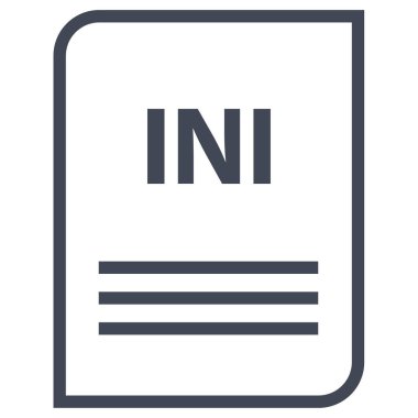 ini dosya adı uzantı simgesi 