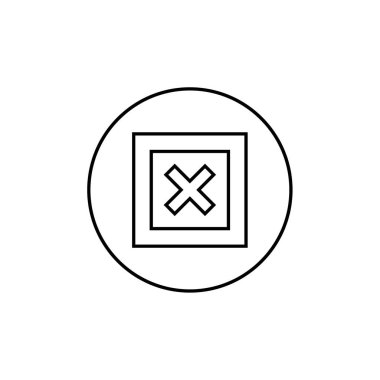 Soyut çokgen geometrik simge, vektör illüstrasyonu 