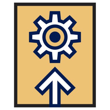 Kişisel ve ticari kullanım için vektör simge simgesi vektör çizimi ayarlanıyor.. 