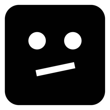 emoji, yüz ifadesi sembolü, simge simgesi, vektör illüstrasyonu
