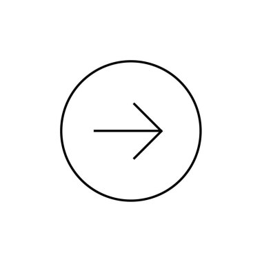 ok simgesi vektör illüstrasyonu