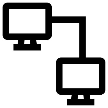 ağ basit vektör illüstrasyonu  