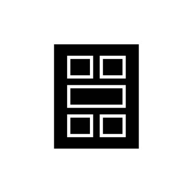 Kablo çerçevesi. Web simgesi basit illüstrasyon