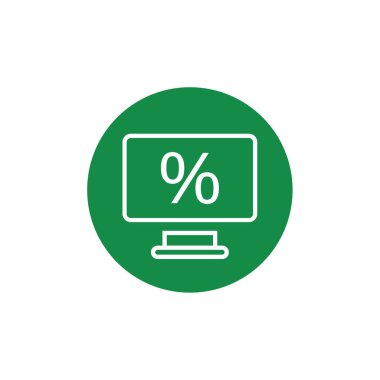 yüzde oranı vektör çizimi