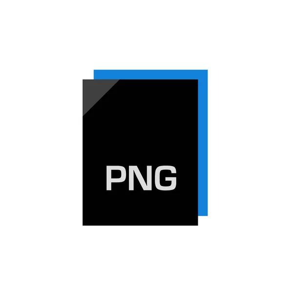 Pngファイルのアイコンベクトル図シンプルなデザイン — ストックベクタ
