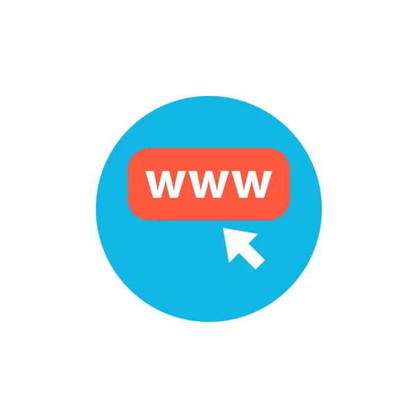 Web Icon Business Site Color — стоковый вектор