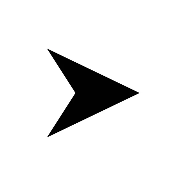単純な矢印のデザインベクトルのイラスト — ストックベクタ