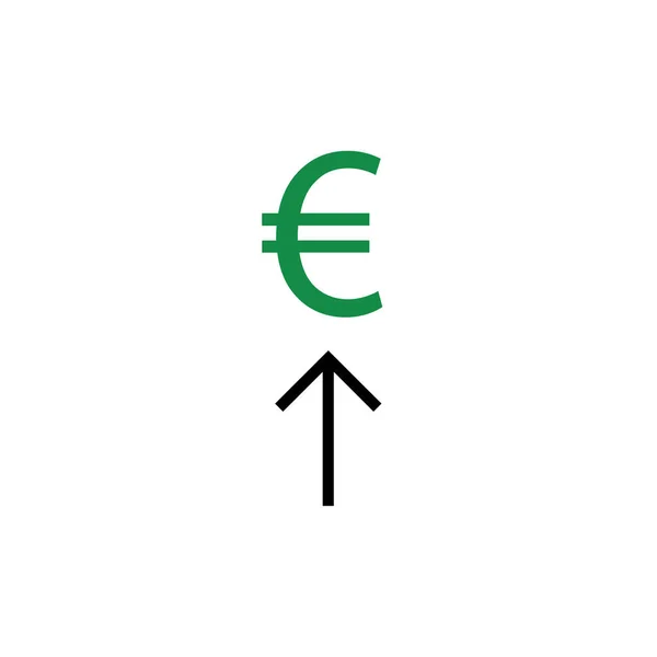 Euro Signo Moneda Icono Simple Vector Ilustración — Vector de stock