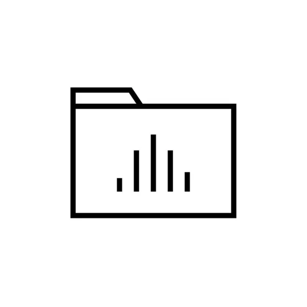 Economie Data Bars Grafiek Eenvoudige Pictogram Vector Illustratie — Stockvector