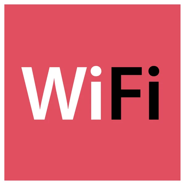 白色背景上的Wifi标志图标 — 图库矢量图片