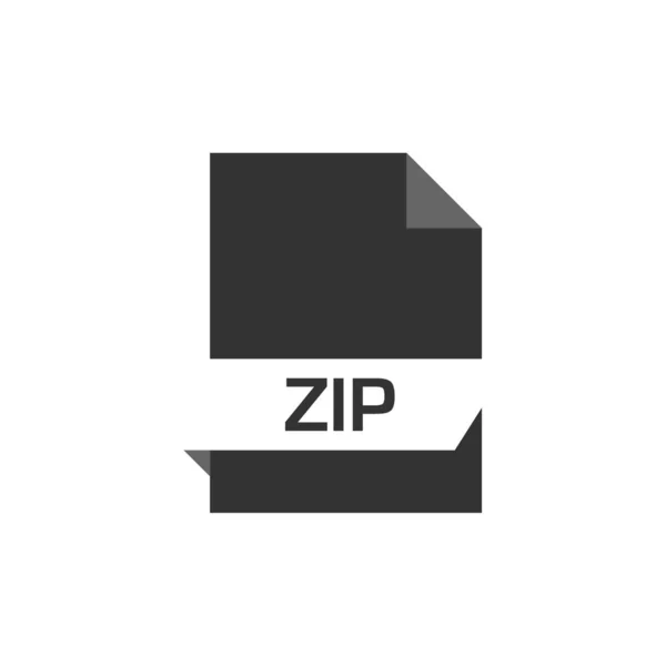 Zip Extensión Nombre Del Documento — Archivo Imágenes Vectoriales