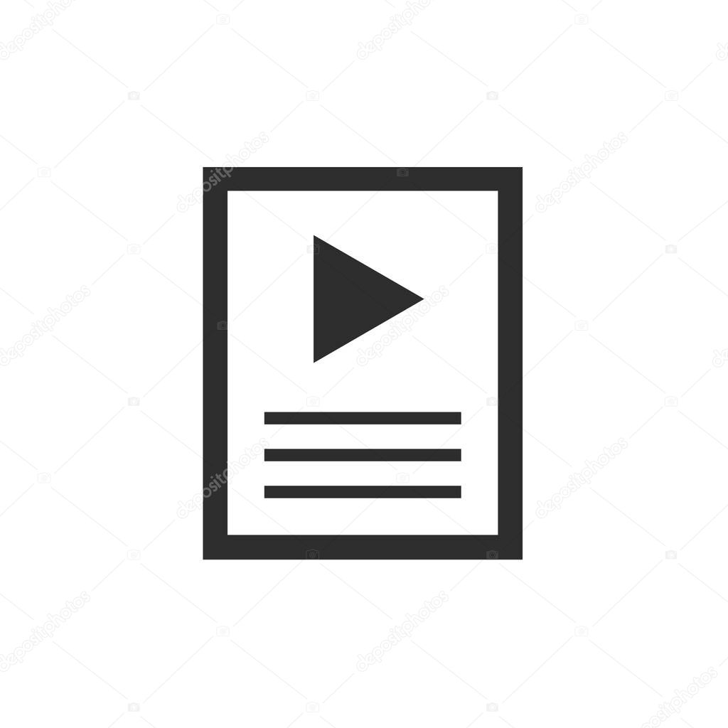 Play icon vector illustration
