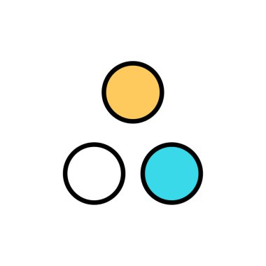 soyut yaratıcı tasarım izole edilmiş simge, vektör illüstrasyonu          