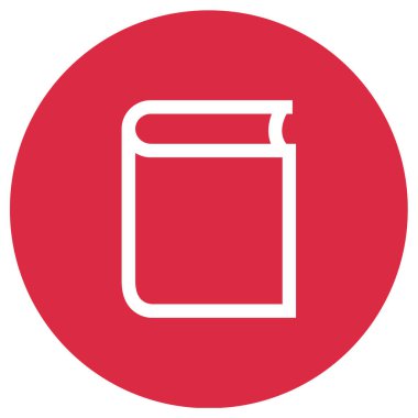 Kitap simgesinin vektör illüstrasyonu 