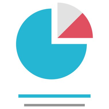 Pasta çizelgesi. Web simgesi