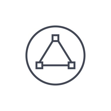 soyut yaratıcı tasarım izole edilmiş simge, vektör illüstrasyonu          