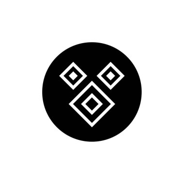 Şaşırmış şekilli yaratıcı soyut tasarım, vektör illüstrasyonu