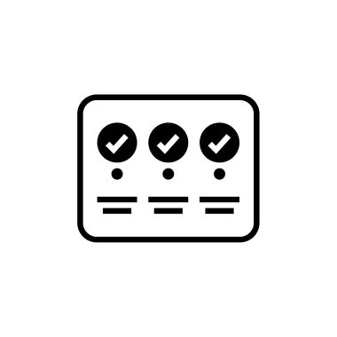 Kablo çerçeve simgesinin vektör illüstrasyonu