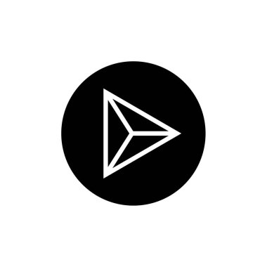 Şaşırmış şekilli yaratıcı soyut tasarım, vektör illüstrasyonu