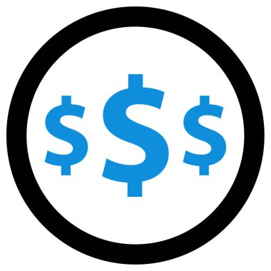 para vektör simgesi. biçim iki renkli düz simge, yuvarlak açılar, mavi ve siyah renkler, beyaz arkaplan. 